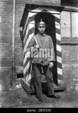 Deutschland Uniformen bis 1918 - Deutsches Heer Stock Photo