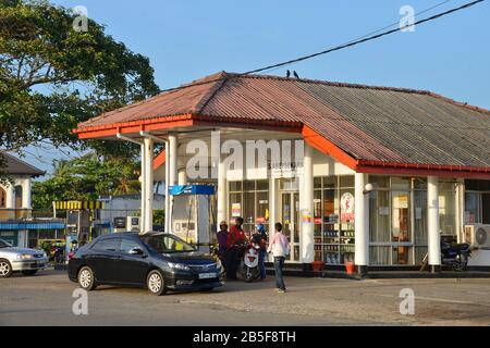 Tankstelle, Galle, Sri Lanka Stock Photo