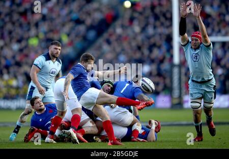 Antoine Dupont during the 6 or Six Nations Championship rugby match