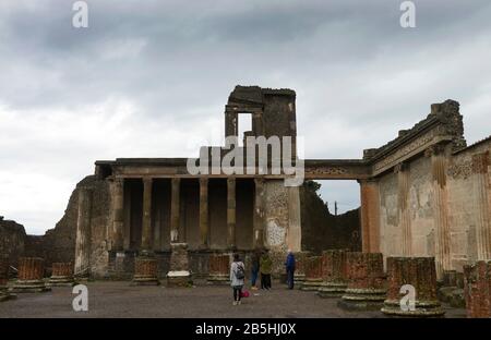 Apollotempel, Pompeji, Kampanien, Italien Stock Photo