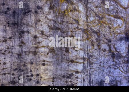 raw hot rolled steel sheet with horizontal structure - texture and background Stock Photo