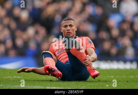 London, UK. 08th Mar, 2020. Richarlison of Everton during the Premier League match between Chelsea and Everton at Stamford Bridge, London, England on 8 March 2020. Photo by Andy Rowland. Credit: PRiME Media Images/Alamy Live News Stock Photo