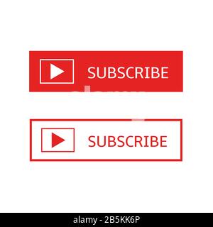 Subscribe banner templates Stock Vector
