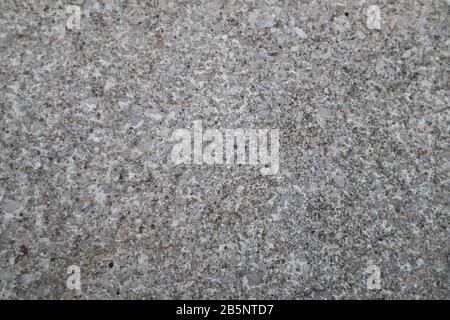 Soil that combines several types of compacted stones of white and gray colors forming a marbled grainy texture Stock Photo