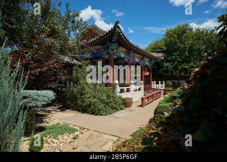 The beautiful, traditional Chinese Garden Reserve. In Bendigo, Victoria, Australia. Stock Photo