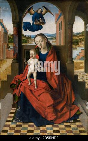 The Virgin and the Child - Petrus Christus, circa 1450 Stock Photo