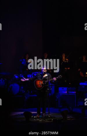 Toronto, Canada. 08th Mar, 2020. Nathaniel Rateliff performs at Roy Thomson Hall in Toronto, CANADA Credit: topconcertphoto/Alamy Live News Stock Photo