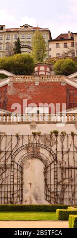 Vertical Panorama of the Palace Gardens under Prague Castle, Palácové  zahrady pod Pražským hradem, Valdštejnská, Malá Strana, Prague Castle  Gardens Stock Photo - Alamy