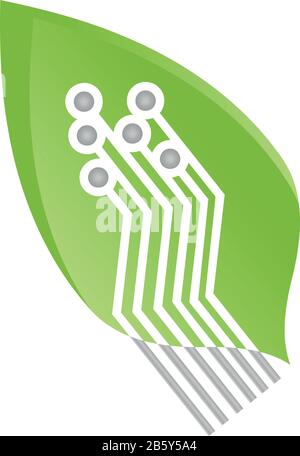 Chip, connection, internet, logo Stock Vector