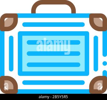 Equipment Case Icon Vector Outline Illustration Stock Vector