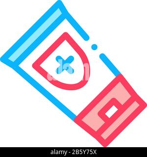 Cream Package Icon Vector Outline Illustration Stock Vector