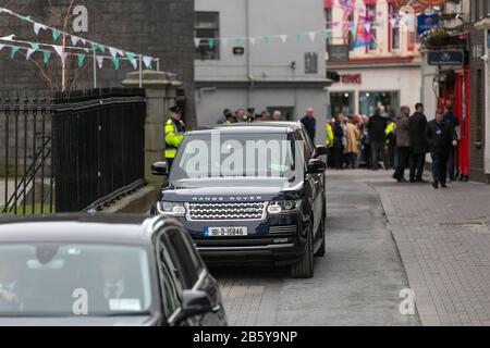 The Duke and Duchess of Cambridge leaving Tig Coili  Irish Music Pub in Galway, Ireland. Stock Photo
