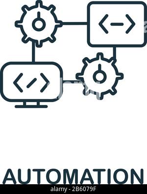 Automation icon. Simple element from productivity icons collection ...