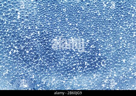 Water bubbles in mineral water background Stock Photo