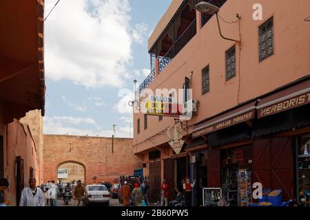 Marrakech, one of four Royal Citieis of Morocco Stock Photo