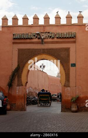 Marrakech, one of four Royal Citieis of Morocco Stock Photo