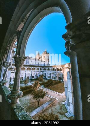 Alcobaca monastery in Portugal western Europe Stock Photo