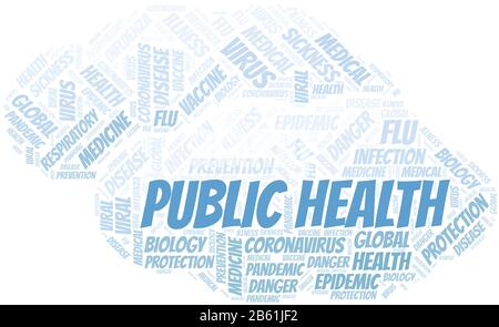 Public health word cloud concept. Vector illustration Stock Vector ...