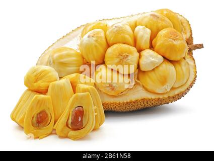 Jackfruit isolated on white background Stock Photo