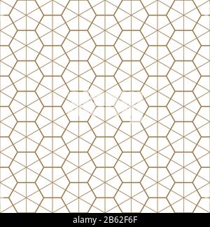 Beautiful Seamless japanese pattern kumiko for shoji screen, great design for any purposes. Japanese pattern background vector. Japanese traditional w Stock Vector