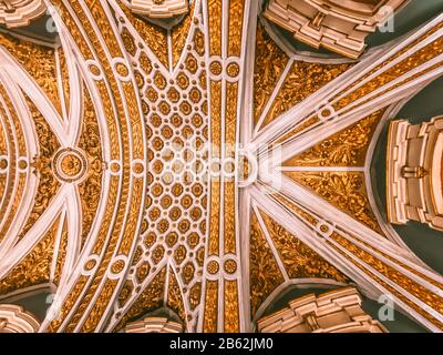 The Capela dos Ossos, Chapel of Bones in Evora Portugal Stock Photo