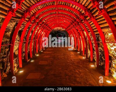 Salt Cathedral of Zipaquira in Colombia Stock Photo