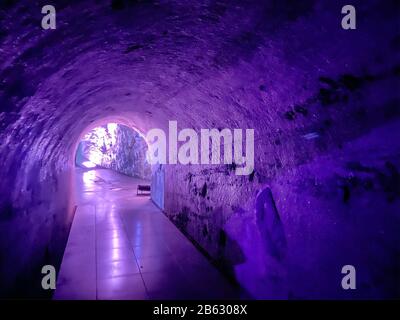 Salt Cathedral of Zipaquira in Colombia Stock Photo
