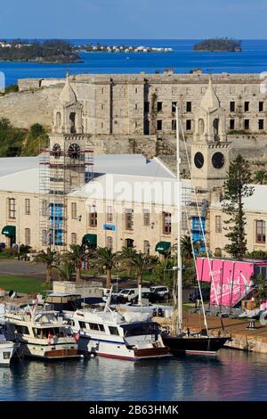 Marina, Royal Naval Dockyard, Sandys Parish, Bermuda Stock Photo