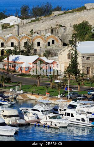 Marina, Royal Naval Dockyard, Sandys Parish, Bermuda Stock Photo