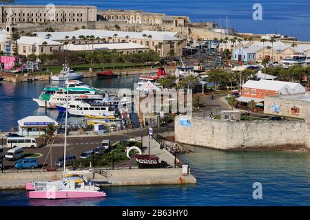 Marina, Royal Naval Dockyard, Sandys Parish, Bermuda Stock Photo