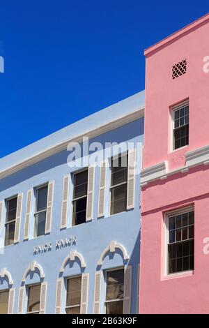 Reid Street, Hamilton City, Pembroke Parish, Bermuda Stock Photo