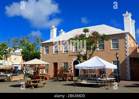 King's Square, Town of St. George, St. George's Parish, Bermuda Stock Photo