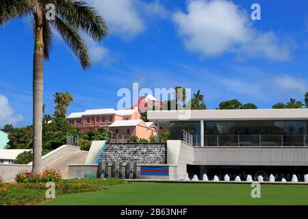 Bacardi Building, Hamilton City, Pembroke Parish, Bermuda Stock Photo