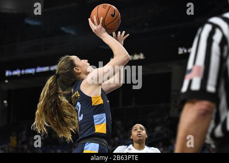 Chicago, Illinois, USA. 09th Mar, 2020. Lauren Van Kleunen in action during the Big East Tournament Finals NCAA game between (1) DePaul vs (2) Marquette at Wintrust Area in Chicago, Illinois. Dean Reid/CSM/Alamy Live News Stock Photo