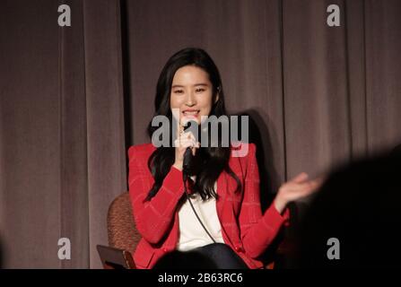 Liu Yifei  03/07/2020 'Mulan' Special Screening held at The Directors Guild of America Theatre in Los Angeles,CA. Photo by I. Hasegawa / HNW / PictureLux Stock Photo