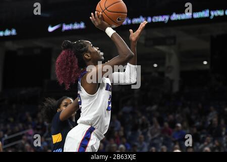 Chicago, Illinois, USA. 09th Mar, 2020. Chante Stonewall in action during the Big East Tournament Finals NCAA game between (1) DePaul vs (2) Marquette at Wintrust Area in Chicago, Illinois. Dean Reid/CSM/Alamy Live News Stock Photo