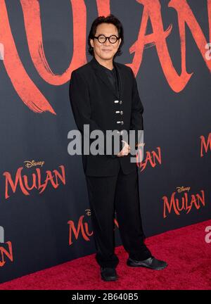 Jet Li Disney Jet Li at the World premiere of Disney's 'Mulan' held at the Dolby ...