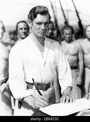 CLARK GABLE as Fletcher Christian in MUTINY ON THE BOUNTY 1935 director FRANK LLOYD book Charles Nordhoff and James Norman Hall Metro Goldwyn Mayer Stock Photo