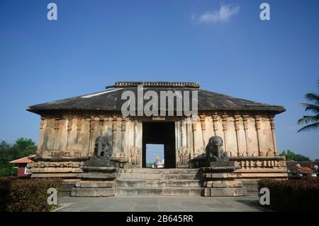 Veera Narayana temple, it was built during the rule of the Hoysala Empire, Belavadi, Karnataka, India Stock Photo