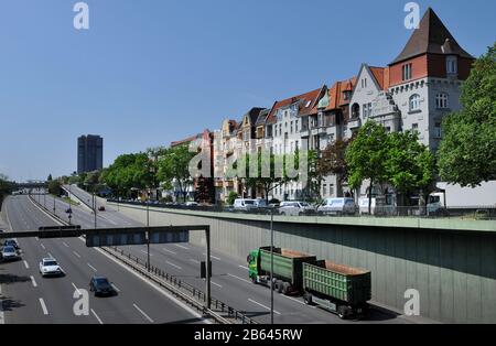 Autobahn A 103, Steglitz, Berlin, Deutschland Stock Photo