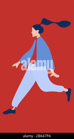 of young happy dancing people or male and female dancers isolated on white background. Smiling young men and women enjoying dance party. Colorful vect Stock Vector