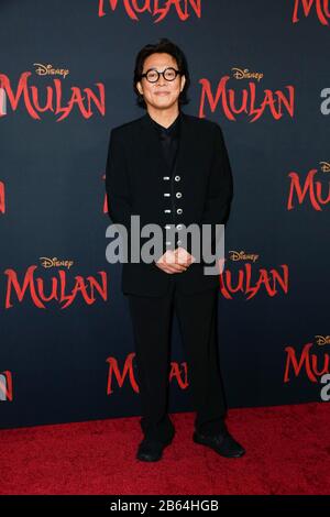 Hollywood, USA. 09th Mar, 2020. Jet Li walking the red carpet at Premiere Of Disney's 'Mulan' held at Dolby Theatre on March 9, 2020 in Hollywood, California USA (Photo by Parisa Afsahi/Sipa USA) Credit: Sipa USA/Alamy Live News Stock Photo