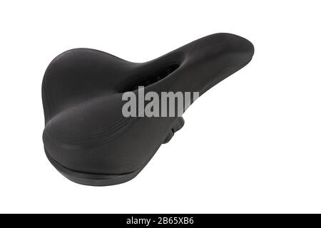 bicycle seat ergonomic isolated on white background. Stock Photo