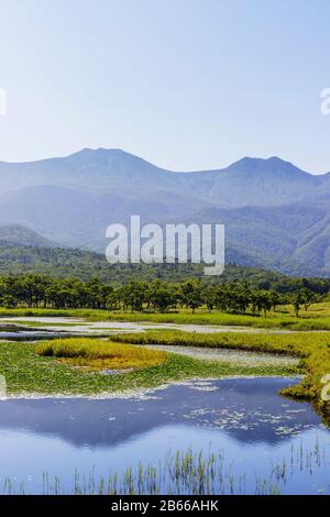 Japan, Hokkaido, Shiretoko National Park, Goko 5 lakes Stock Photo