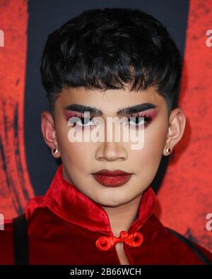 Hollywood, United States. 09th Mar, 2020. HOLLYWOOD, LOS ANGELES, CALIFORNIA, USA - MARCH 09: Bretman Rock arrives at the World Premiere Of Disney's 'Mulan' held at the El Capitan Theatre and Dolby Theatre on March 9, 2020 in Hollywood, Los Angeles, California, United States. (Photo by Xavier Collin/Image Press Agency) Stock Photo