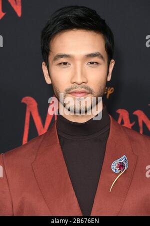 09 March 2020 - Hollywood, California - Yoson An. Disney's 'Mulan' Los Angeles Premiere at Dolby Theater. Photo Credit: Birdie Thompson/AdMedia /MediaPunch Stock Photo