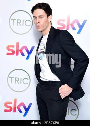 Joey Essex attending the TRIC Awards 2020 held at the Grosvenor Hotel, London. Stock Photo
