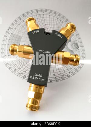 Calibration kit for radio frequency vector network analyzer calibration ...