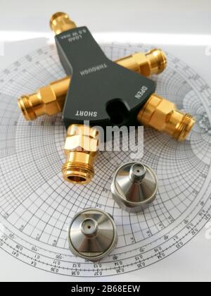 Calibration kit for radio frequency vector network analyzer calibration ...