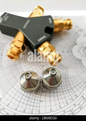 Calibration kit for radio frequency vector network analyzer calibration ...